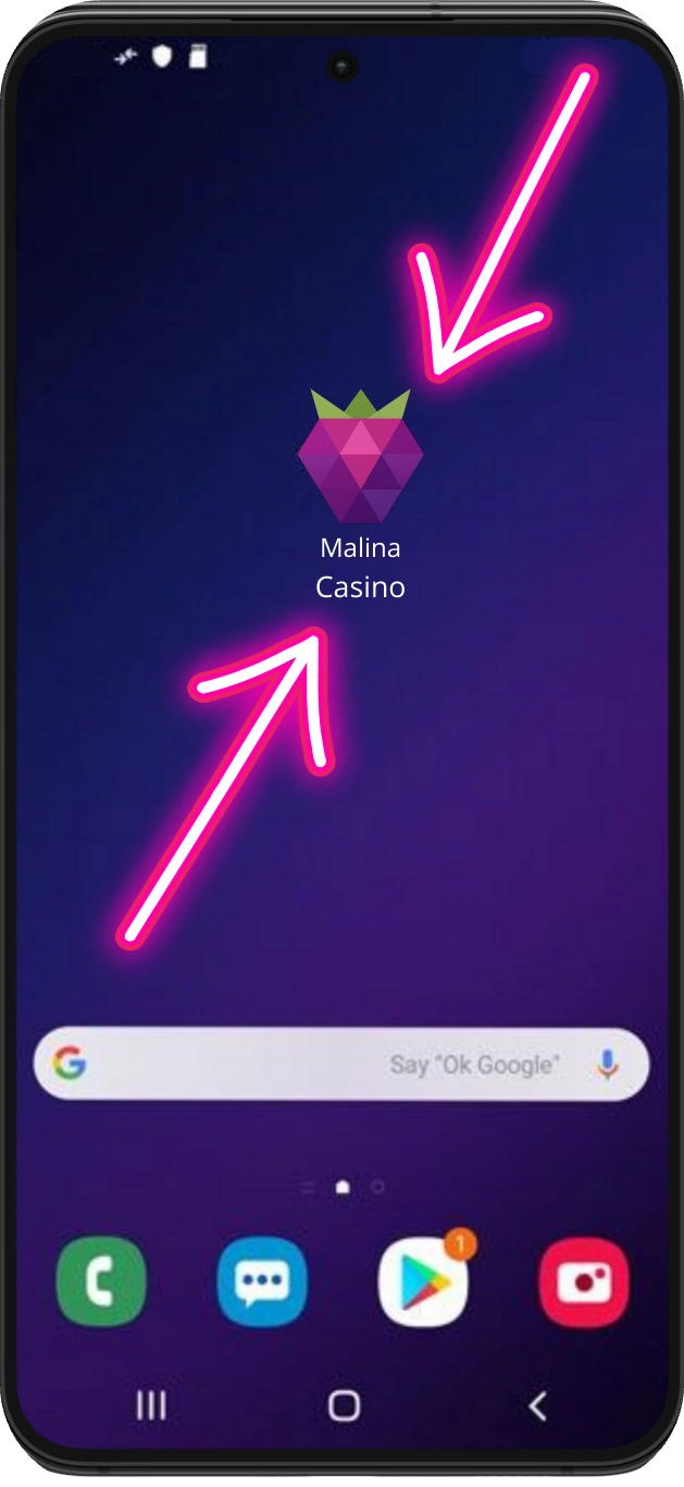 Otwórz pobrany plik malina casino apk mobile app malina casino