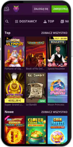 Malina Casino Zacznij grać